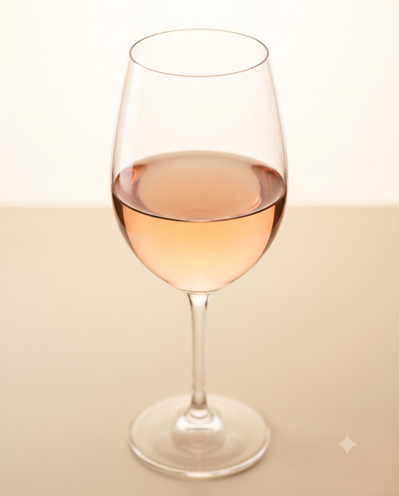 Shiraz Rosé in the glass